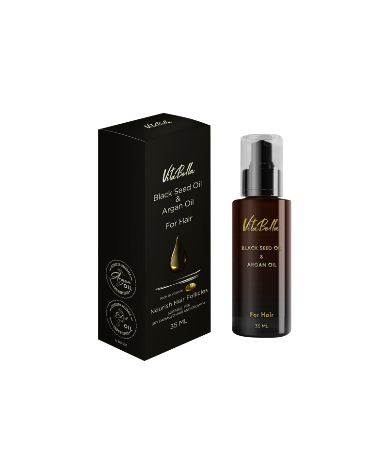800 (4) روغن مو سیاه دانه و آرگان - Image 1